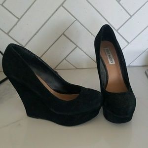 Steve Madden Pammy Wedges black